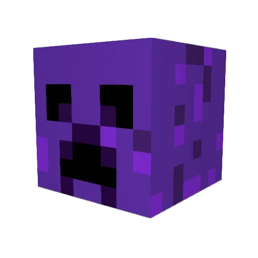 Ectofy Minecraft avatar head, 3D render