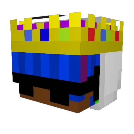 Ecyrb_ Minecraft avatar head, 3D render