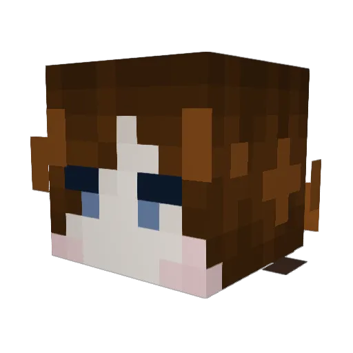 Ed3n_is_0ffline Minecraft avatar head, 3D render