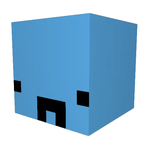 Ed5283 Minecraft avatar head, 3D render