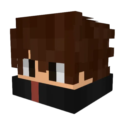 Ed7171 Minecraft avatar head, 3D render