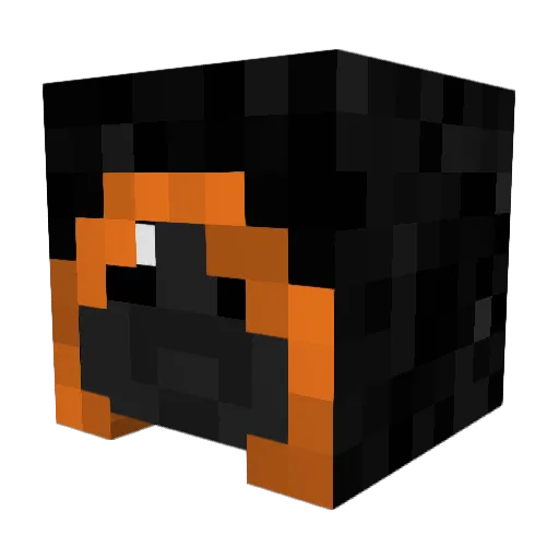 EdBookworm Minecraft avatar head, 3D render