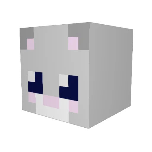 EdHD09 Minecraft avatar head, 3D render