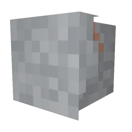 EdSiHe Minecraft avatar head, 3D render