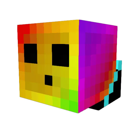 Ed_Machine Minecraft avatar head, 3D render