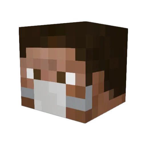 Edarthurwk22 Minecraft avatar head, 3D render