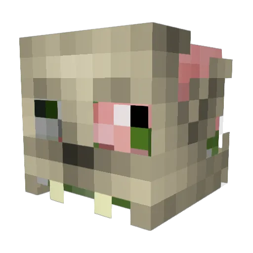 Edawg0318 Minecraft avatar head, 3D render