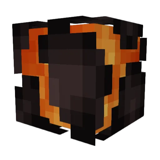 Edbil Minecraft avatar head, 3D render