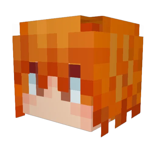 Edd_89 Minecraft avatar head, 3D render