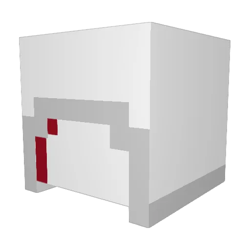 Edddddddddddie Minecraft avatar head, 3D render