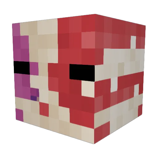 Eddfredd01 Minecraft avatar head, 3D render