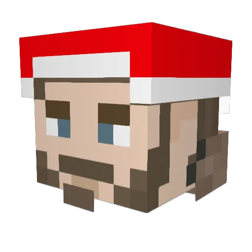 Eddgaarrr Minecraft avatar head, 3D render