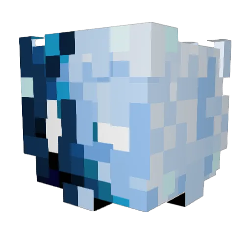 EddiPeddiE Minecraft avatar head, 3D render
