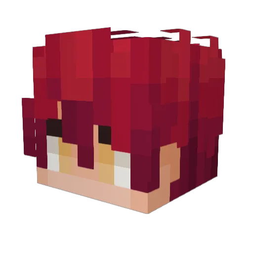 EddieKimFan Minecraft avatar head, 3D render