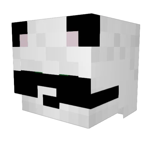 EddieWeeks Minecraft avatar head, 3D render