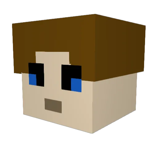 Eddies_Best_Mate Minecraft avatar head, 3D render