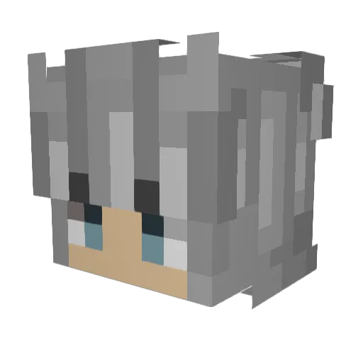 Eddiie_ Minecraft avatar head, 3D render