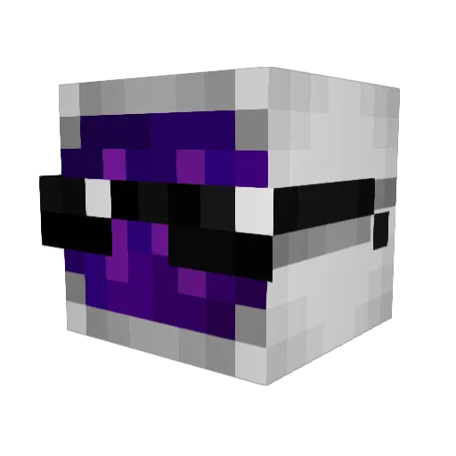 Eddy27 Minecraft avatar head, 3D render