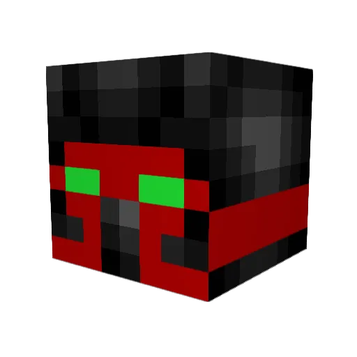 EddyG10 Minecraft avatar head, 3D render