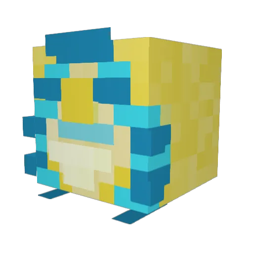 EddyMauw Minecraft avatar head, 3D render