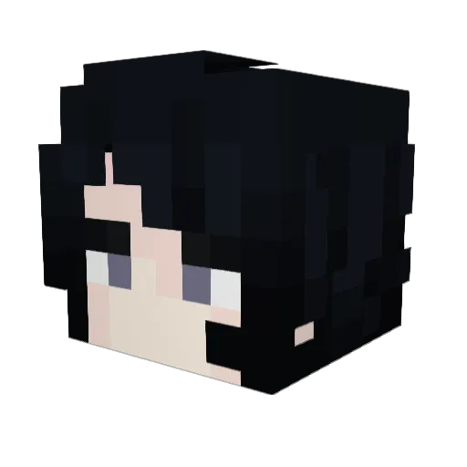 EddyRlm Minecraft avatar head, 3D render