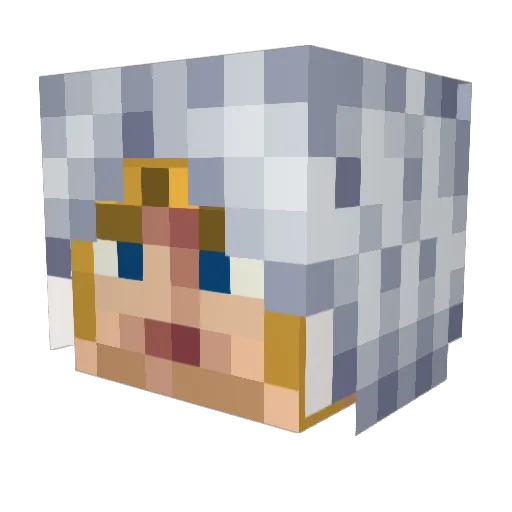 EddyTheMoza Minecraft avatar head, 3D render