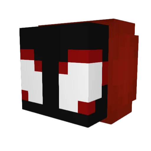 Eddyschot Minecraft avatar head, 3D render