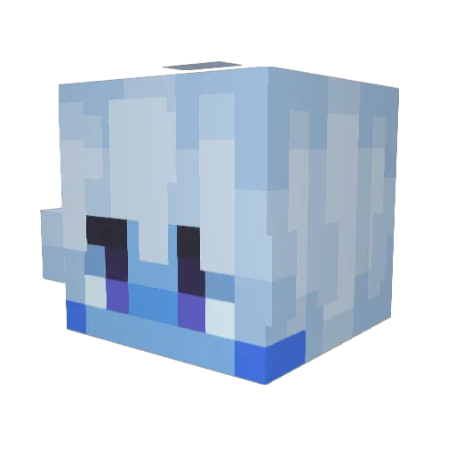 Eddywise Minecraft avatar head, 3D render
