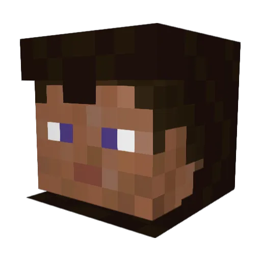 Ede_360 Minecraft avatar head, 3D render