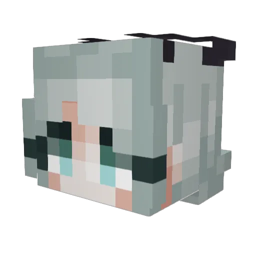 Edea_Lee Minecraft avatar head, 3D render