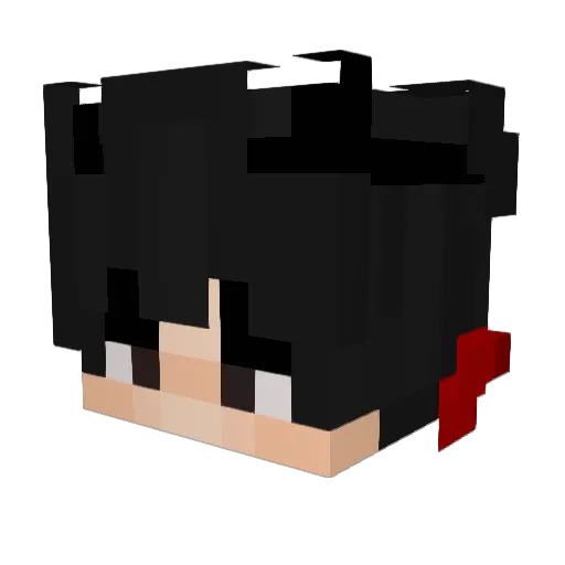 Edekoo Minecraft avatar head, 3D render