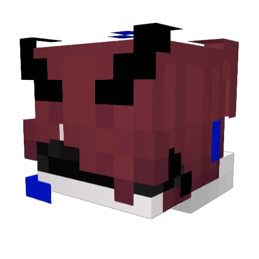 EdelChris Minecraft avatar head, 3D render