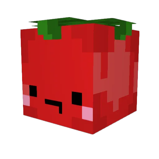 Edelpepperoni Minecraft avatar head, 3D render