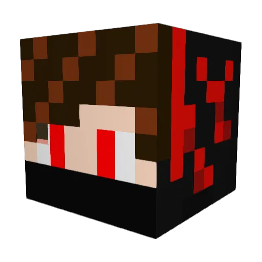 Edelweiss317 Minecraft avatar head, 3D render