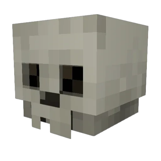 Edemm Minecraft avatar head, 3D render