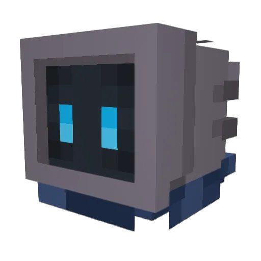 EdenCura Minecraft avatar head, 3D render