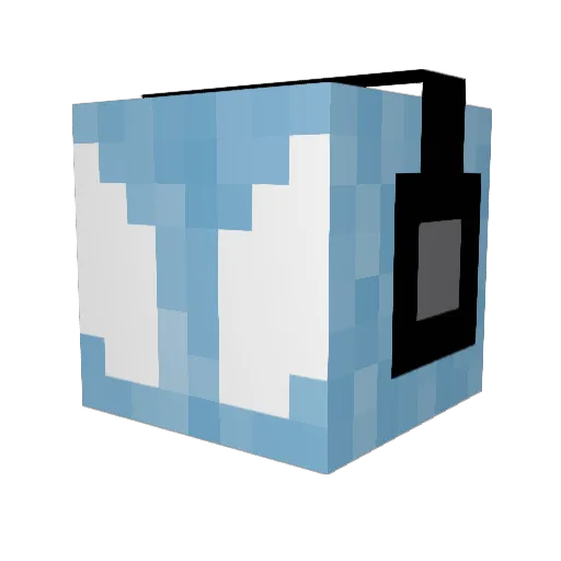 EdenKing3000 Minecraft avatar head, 3D render