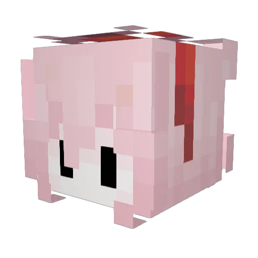 EdenSoot Minecraft avatar head, 3D render