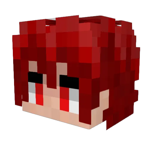 Eden_Jb Minecraft avatar head, 3D render