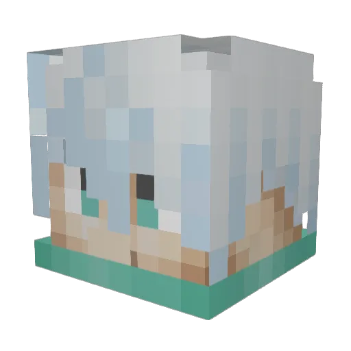 Edenoth Minecraft avatar head, 3D render