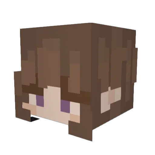 EdensGarden3771 Minecraft avatar head, 3D render