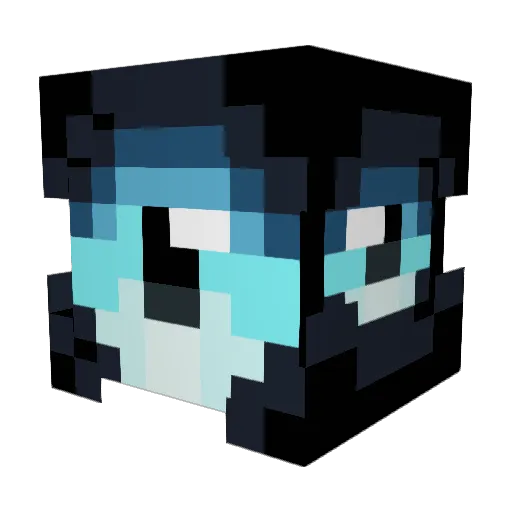 EderTorito Minecraft avatar head, 3D render