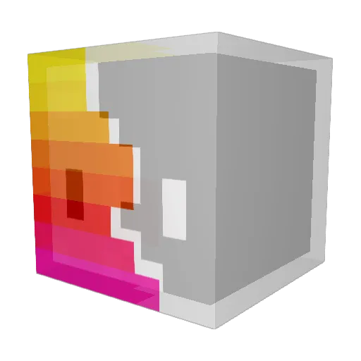Ederner Minecraft avatar head, 3D render