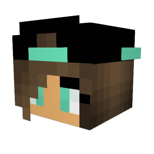 Edevane273 Minecraft avatar head, 3D render