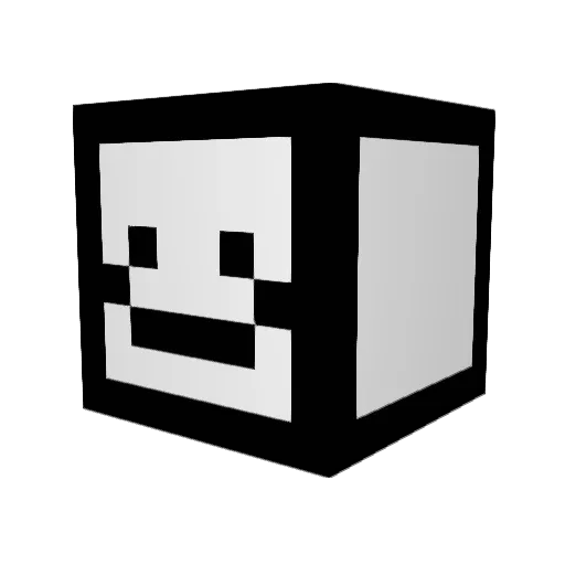 Edgaer Minecraft avatar head, 3D render