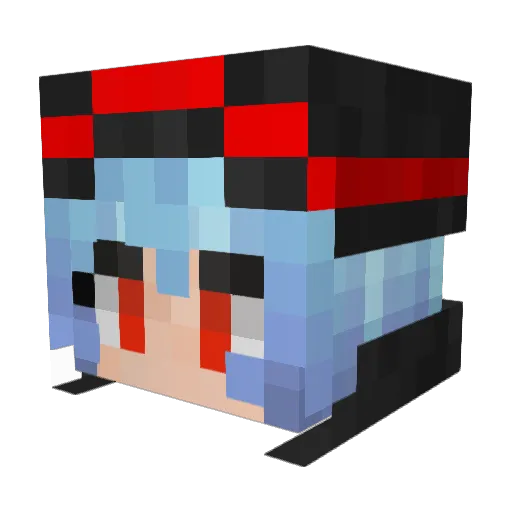 Edgar_Osmar Minecraft avatar head, 3D render