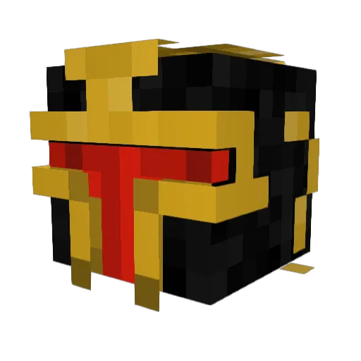 EdgeLord_ Minecraft avatar head, 3D render