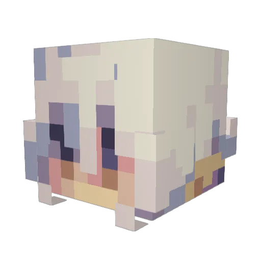 EdgeOfTheDelta Minecraft avatar head, 3D render