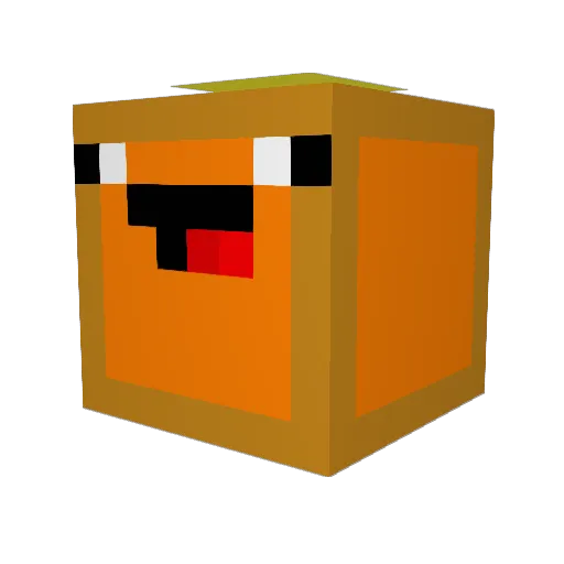 Edgie_Egg Minecraft avatar head, 3D render