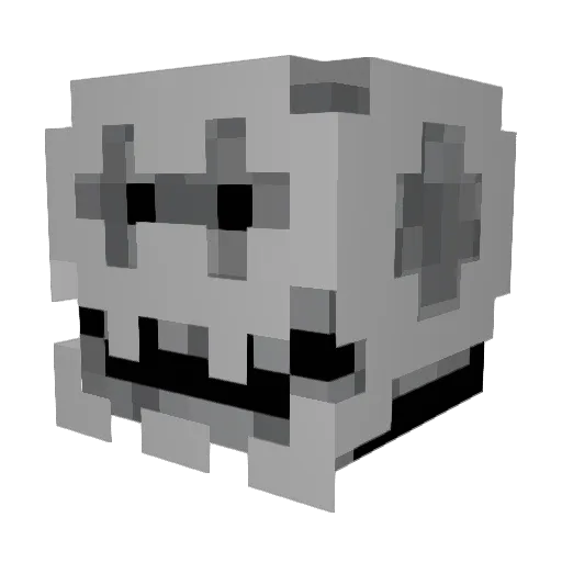 EdgyMemelord123 Minecraft avatar head, 3D render